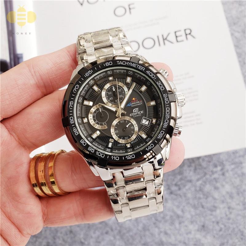 Đồng hồ đa năng bằng thép không gỉ Chronograph Edifice EQB-1200 EF-539 dành cho nam