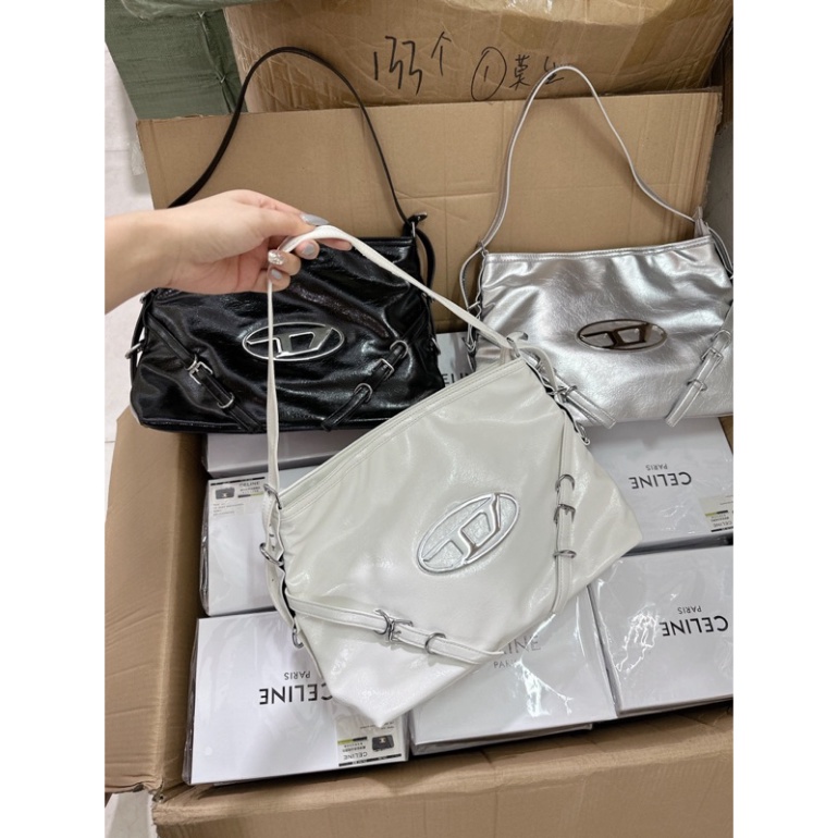 Túi chữ D dây chéo CÁ TÍNH. Ảnh Video hàng về