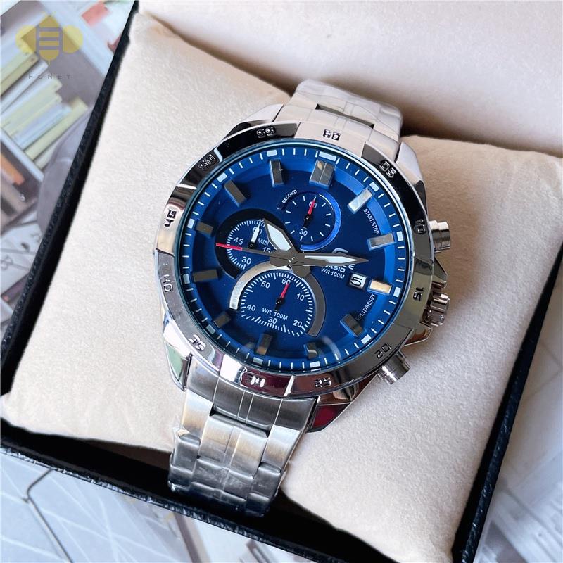 Đồng hồ đa năng bằng thép không gỉ Chronograph Edifice EQB-1200 EF-539 dành cho nam
