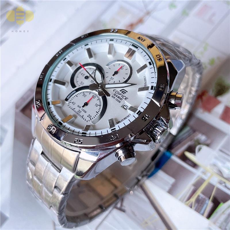 Đồng hồ đa năng bằng thép không gỉ Chronograph Edifice EQB-1200 EF-539 dành cho nam