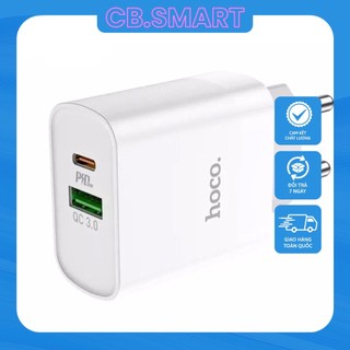 Cóc sạc nhanh hoco 20w c80a - usb 3.0a - pd - qc3.0
