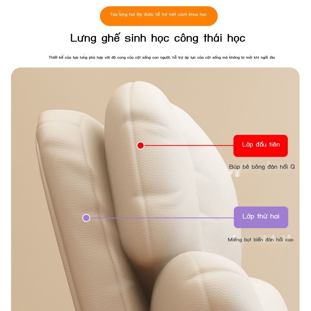 Ghế sofa da gia đình văn phòng thoải mái ít vận động tựa lưng ngả ghế sếp