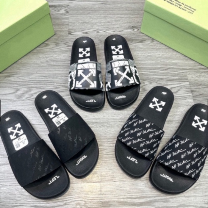 Dép CD chữ trắng, Dép Quai Ngang Nam Nữ, Hàng Siêu Bán Chạy Tại Shop