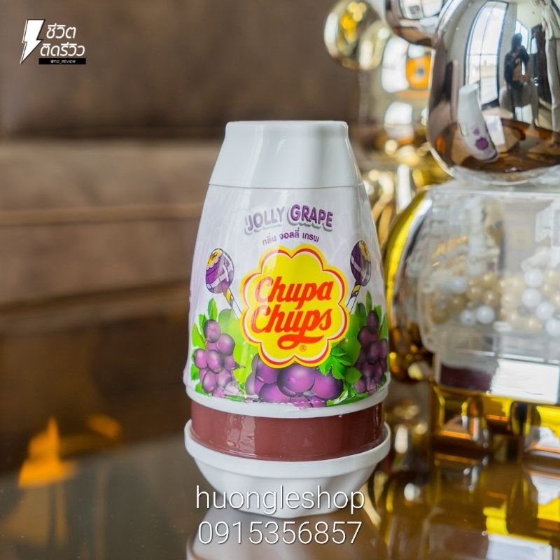 Hàng mới về Sáp thơm phòng Chupa Chups mùi trái cây - Sáp khử mùi Thái lan 230gr tạo hương khử mùi