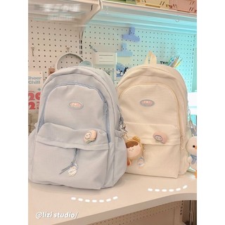 Balo Trơn Ulzzang màu Pastel Dễ thương A09