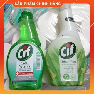 Nước lau đa năng cif, sunlight chanh sả