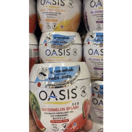 Tạo hương nhẹ khử mùi SÁP THƠM PHÒNG ĐUỔI MUỖI OASIS