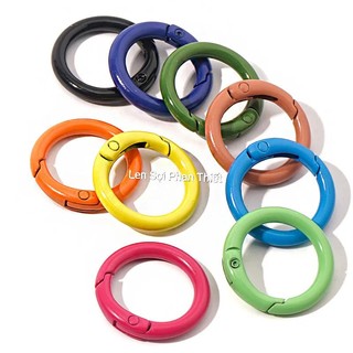1 cặp Khoen móc khóa tròn mở 1.5cm