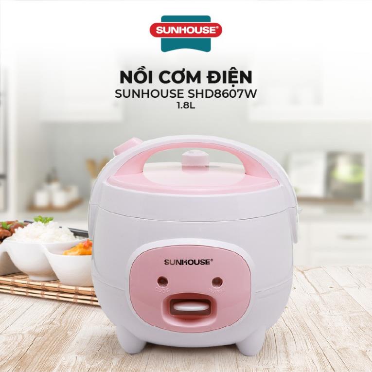 Nồi cơm điện SUNHOUSE 1.8L SHD8607W