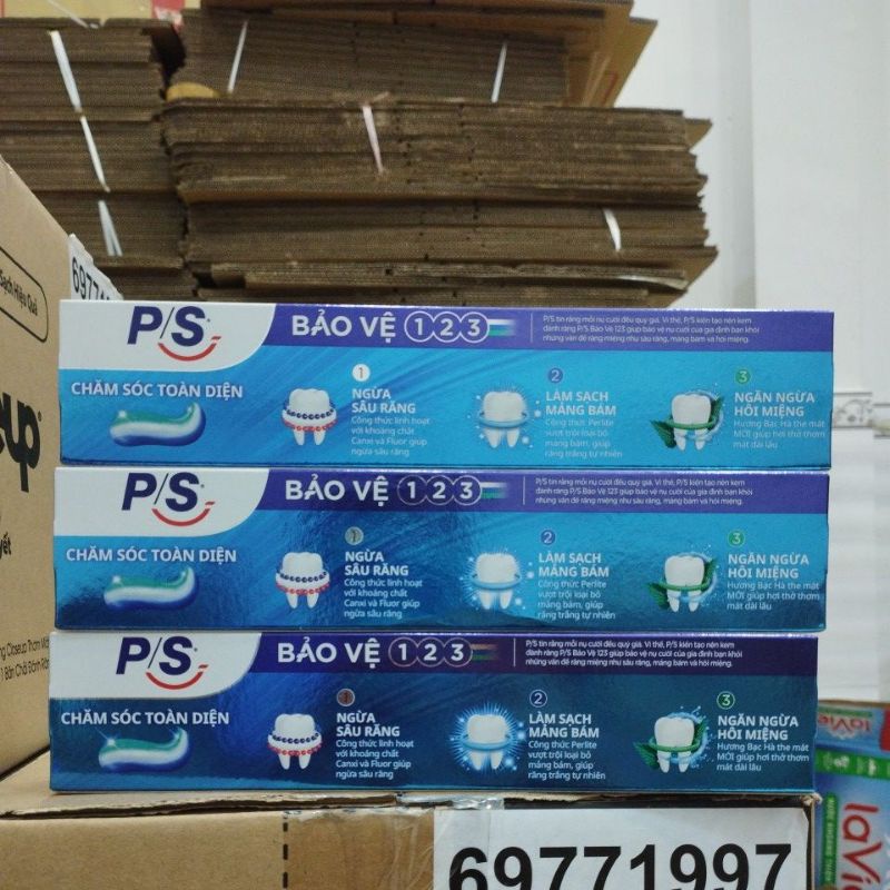 Kem đánh răng P/S 123 toàn diện