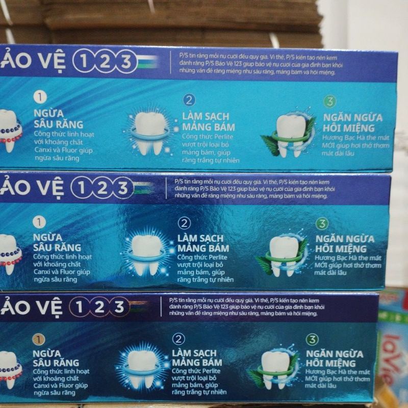 Kem đánh răng P/S 123 toàn diện