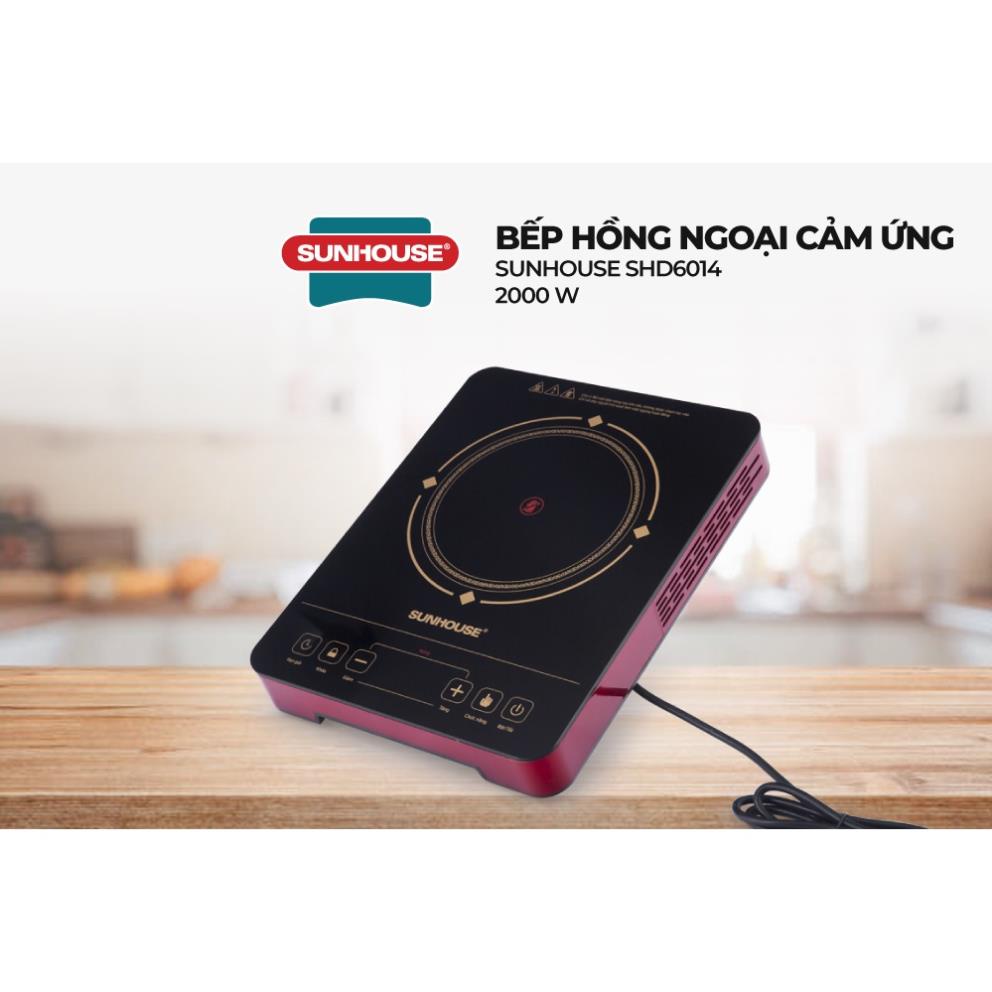 Bếp hồng ngoại cảm ứng SUNHOUSE SHD6014