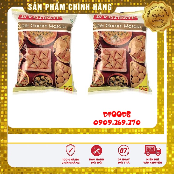Giao nhanh Gia vị EVEREST GARAM MASALA 100g, 1kg