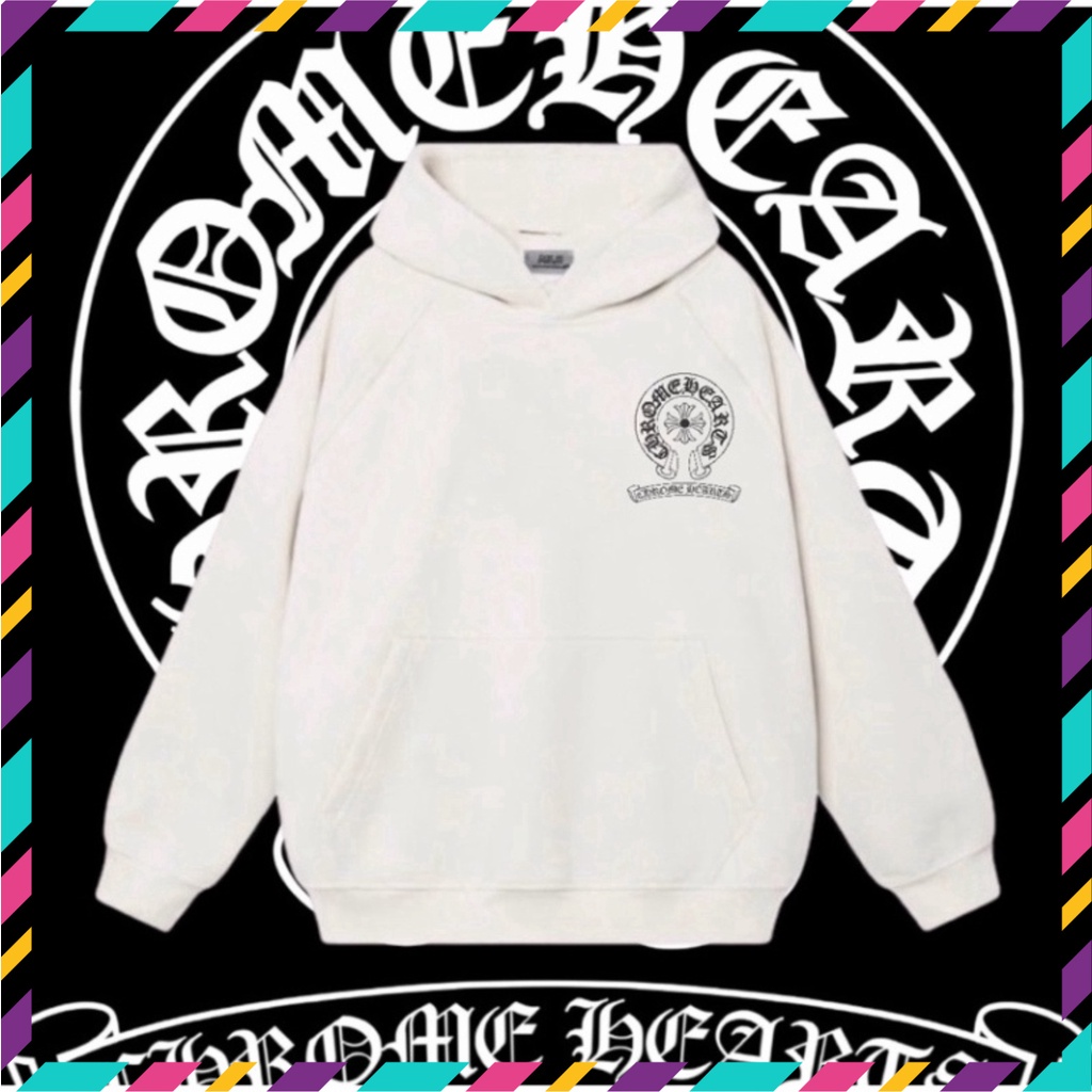 Áo Hoodie Chrome Hearts chất nỉ bông Hàn cao cấp, dáng rộng cho giới tính - Tiệm Áo HOT TREND