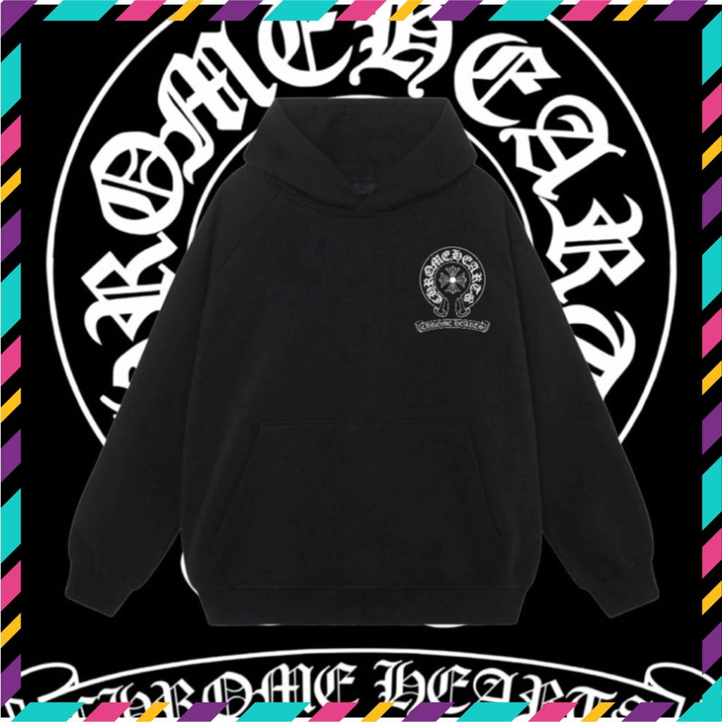Áo Hoodie Chrome Hearts chất nỉ bông Hàn cao cấp, dáng rộng cho giới tính - Tiệm Áo HOT TREND
