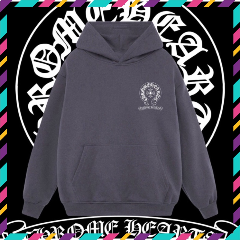 Áo Hoodie Chrome Hearts chất nỉ bông Hàn cao cấp, dáng rộng cho giới tính - Tiệm Áo HOT TREND