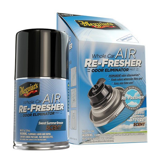 Sale Xả Kho Meguiar's Xịt Khử Mùi, Diệt Khuẩn Nội Thất Xe Hơi Hương Mùa Hè - Air Refesher -Summer Breeze Scent-G16602 ch