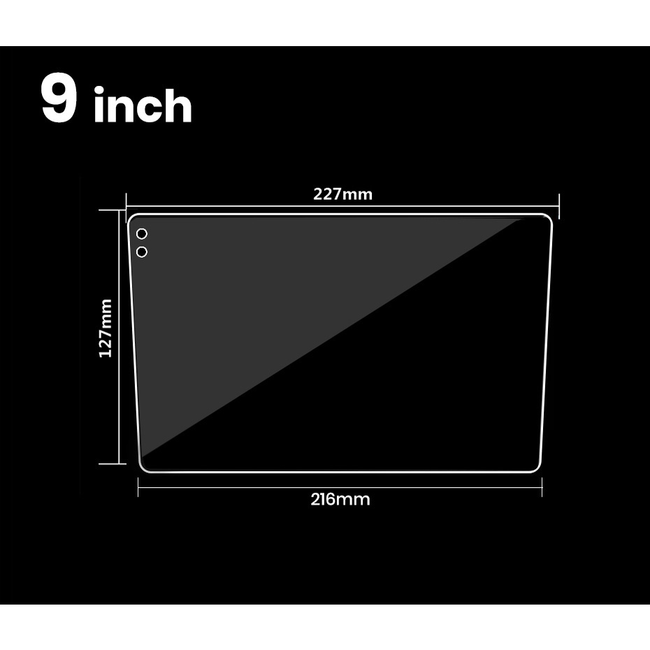 SALE Miếng Dán Kính Cường Lực Màn Hình Định Vị GPS Cho Xe Hơi 9 / 10.1 Inch phukienxehoi