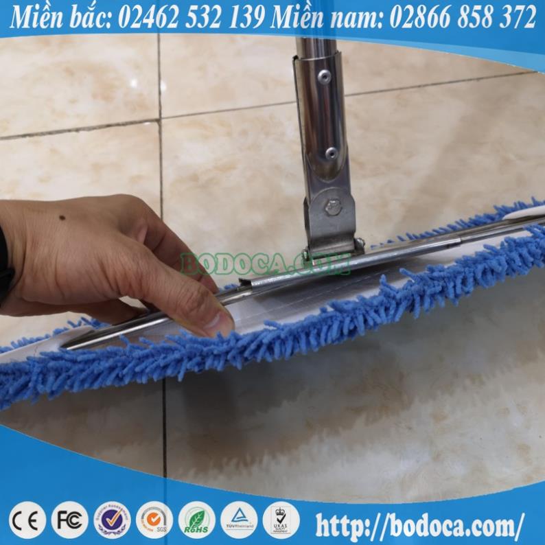 Cây lau nhà Microfiber Tâm An 45cm-60cm-90cm cán rút