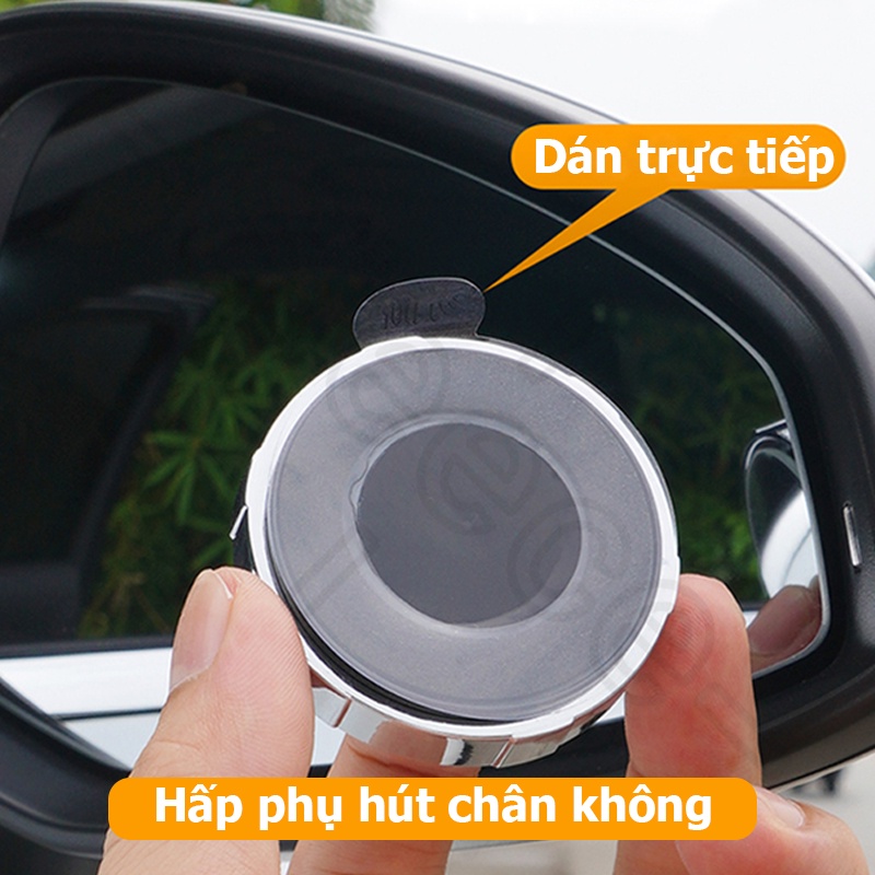 Sieece 2 Chiếc GưƠNg CầU LồI Ô Tô Gương Điểm Mù Ô Tô Gương Tròn Nhỏ Ô Tô Cho Volkswagen Polo Tiguan Beetle Scirocco