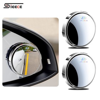 Sieece 2 Chiếc GưƠNg CầU LồI Ô Tô Gương Điểm Mù Ô Tô Gương Tròn Nhỏ Ô Tô Cho Hyundai Creta Accent Kona I10 Elantra I20 Tucson SantaFe Sonata