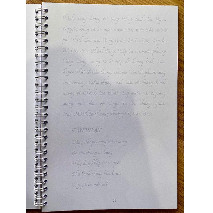 Tặng viết, Sổ Chép Kinh Vu Lan Báo Hiếu mẫu cao cấp tuệ nga