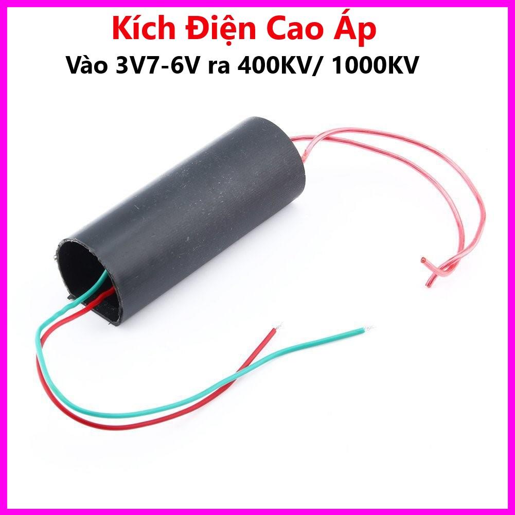 Kích Điện Cao Áp, Vào 3V7-6V ra 400KV 1000KV(Máy đánh lửa, dùi cui) - Module tăng áp