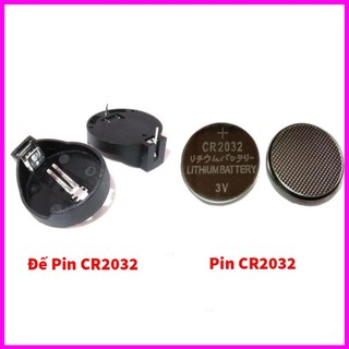 Pin cúc áo cr2032, đế pin cúc áo cr2032 chân cắm - pin cr2032, đế pin cr2032 chân cắm