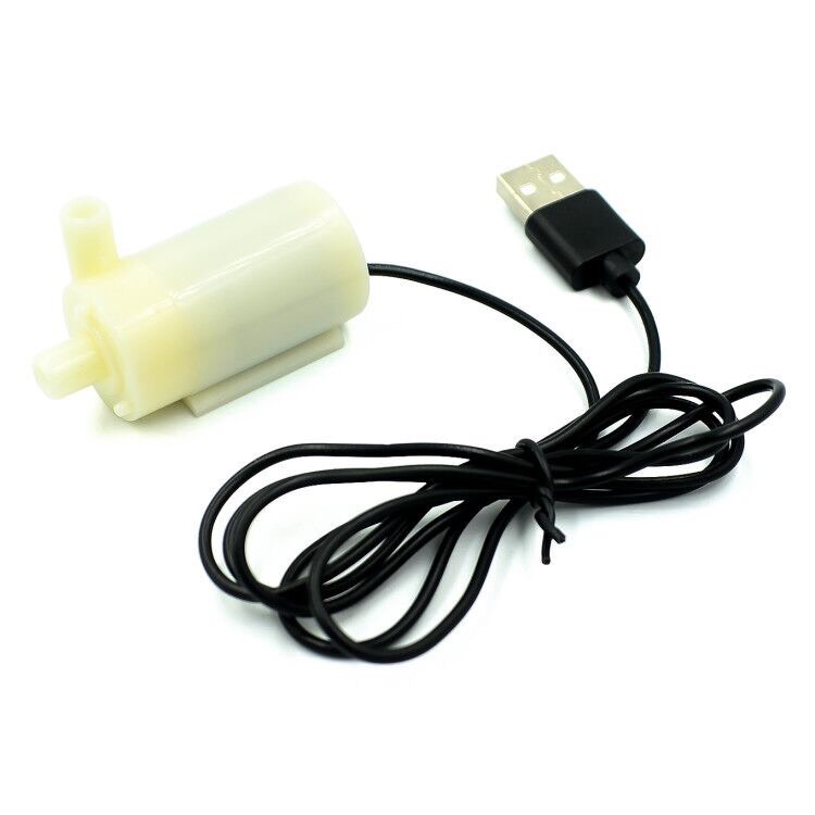 Máy bơm mini bơm chìm siêu nhỏ DC 3V-5V bơm mạnh và êm lưu lượng 96 lít một giờ