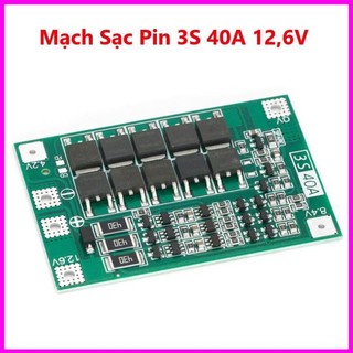 Mạch sạc pin 3s 40a 12,6v cân bằng - bảo vệ pin
