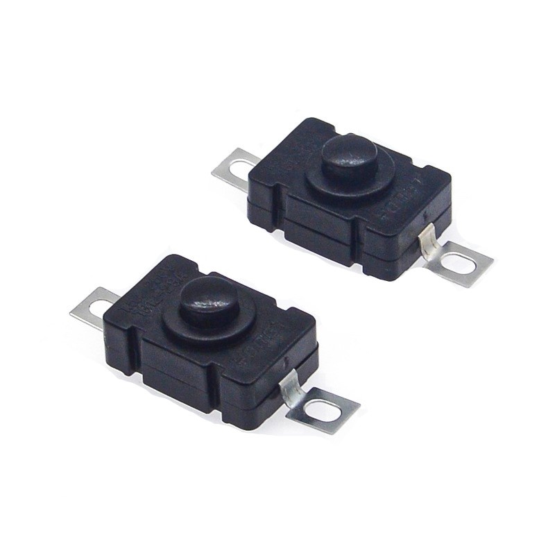 Gói 5 cái Nút nhấn, công tắc đèn pin 2 chế độ ON/OFF KAN-28 - Kích thước 18x12mm