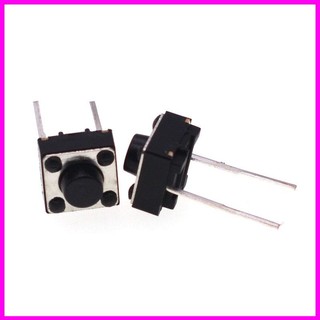 10 cái - nút nhấn 2 chân 6x6x5mm - nút nhất reset, nhấn nhả