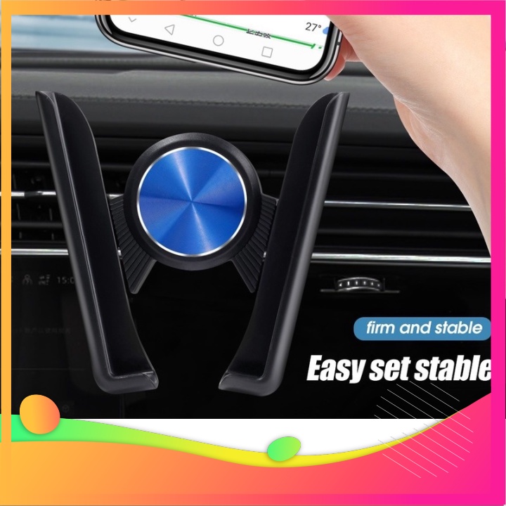 Hàng mới về Giá Đỡ Điện Thoại / Thiết Bị Định Vị GPS Hình Chữ V Gắn Lỗ Thông Gió Xe Hơi Tiện Dụng hiệu quả