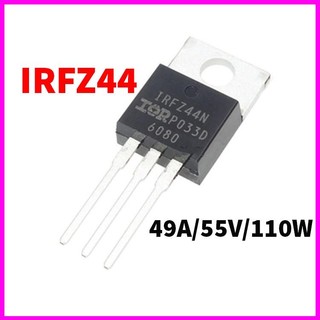 Mosfet kênh n irfz44 49a/55v/110w to-220