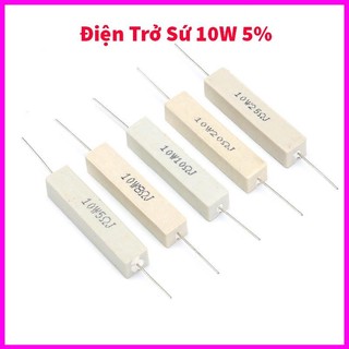 Điện trở 10w, điện trở công suất 10w, điện trở sứ 10w sai số 5% giá trị 1r 2r 5r 8r 10r 15r 20r 25r 60r
