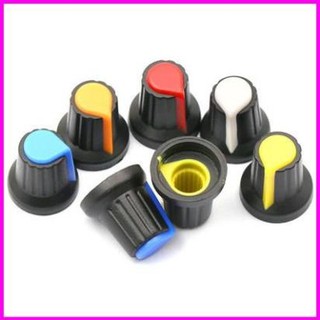 Núm Triết Áp, vỏ triết áp nhựa màu đỏ, vàng, xanh dương