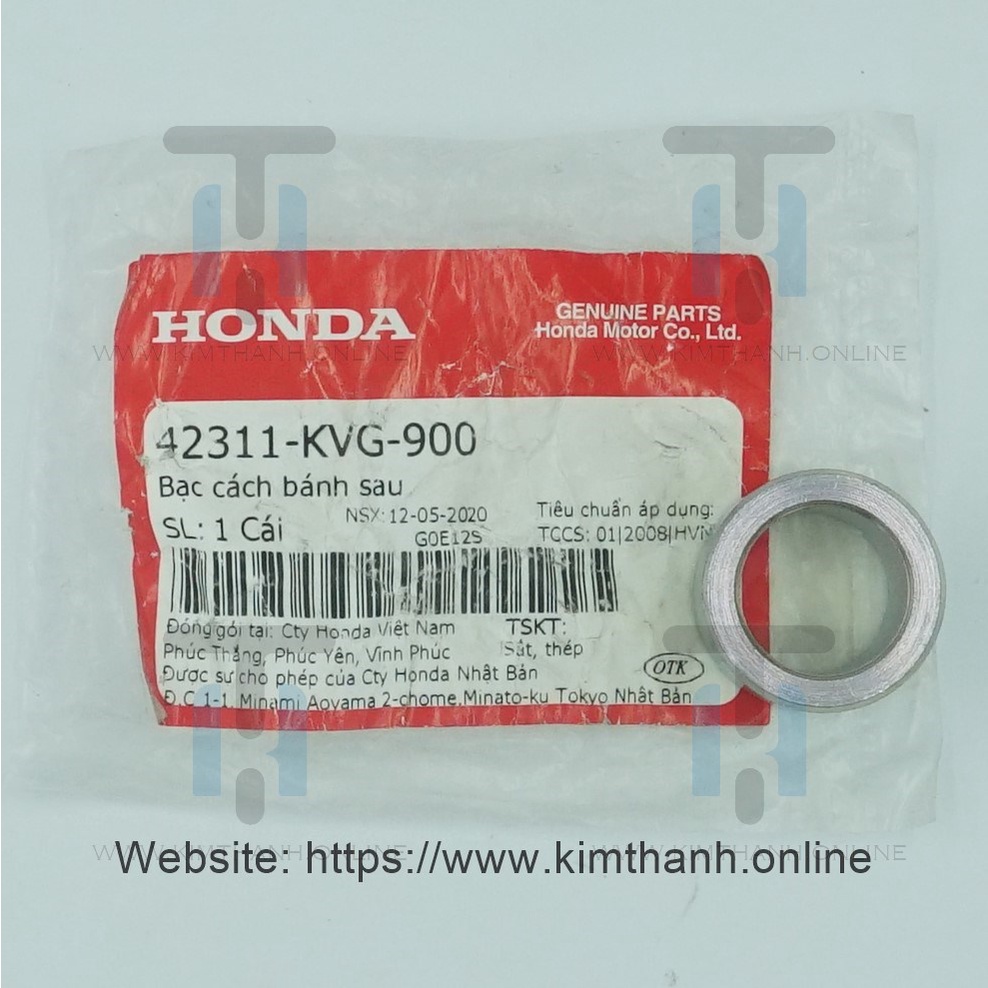 Ắc bánh lớn Airblade 2010 Honda VN _ 42311KVG900