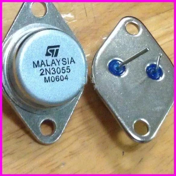 Tran Công Suất Ngược NPN 2N3055 TO-3 15A/100V - Sò Sắt Malaysia