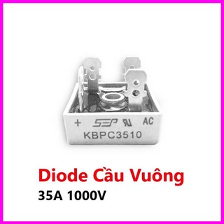 Diode cầu vuông 35a 1000v kbpc3510