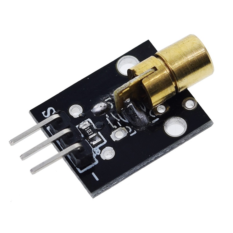 Module cảm biến phát tia lazer màu đỏ 5V - Bước sóng 650nm