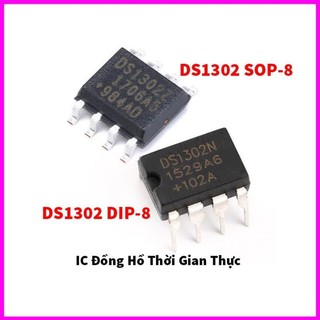 Ic đồng hồ thời gian thực ds1302 dip-8 / sop-8 - đếm thời gian