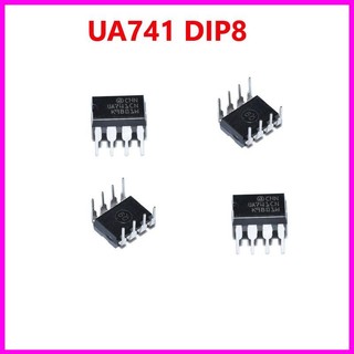 Ic khuếch đại thuật toán op amp ua741 dip 8 - chân cắm