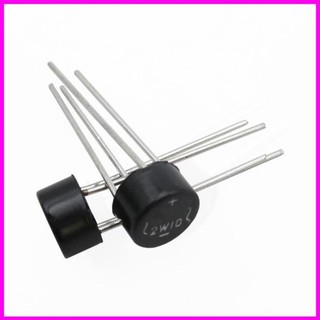 Diode cầu chỉnh lưu tròn 2w10 2a 1000v dip 4 chân cắm
