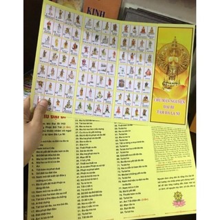 Nhiều mẫu - tờ chú đại bi chú đại bi 84 vị phật hoá thân nhiều kiểu rất đẹp - shop phật giáo dương khoa