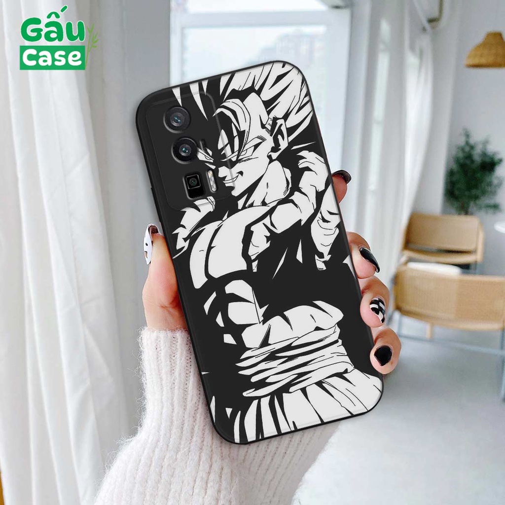 Ốp TPU cạnh vuông Xiaomi Redmi K60 / K60 Pro hình songoku, naruto trạng thái siêu ngầu, rẻ đẹp