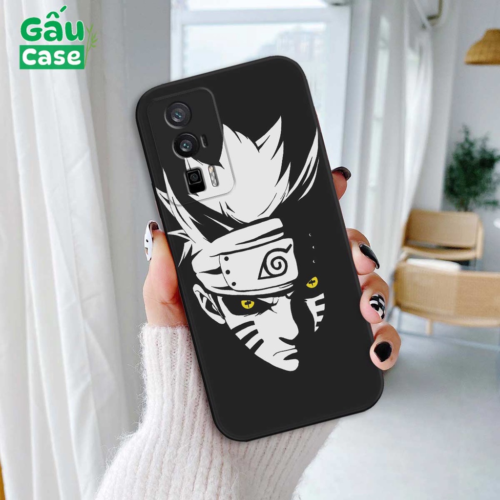 Ốp TPU cạnh vuông Xiaomi Redmi K60 / K60 Pro hình songoku, naruto trạng thái siêu ngầu, rẻ đẹp
