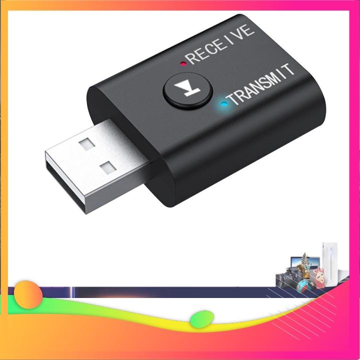 (Hàng mới nhất) SALE Thiết bị nhận truyền âm thanh Bluetooth 5.0+EDR TR6 USB cho xe hơi TV PC phukienxehoi