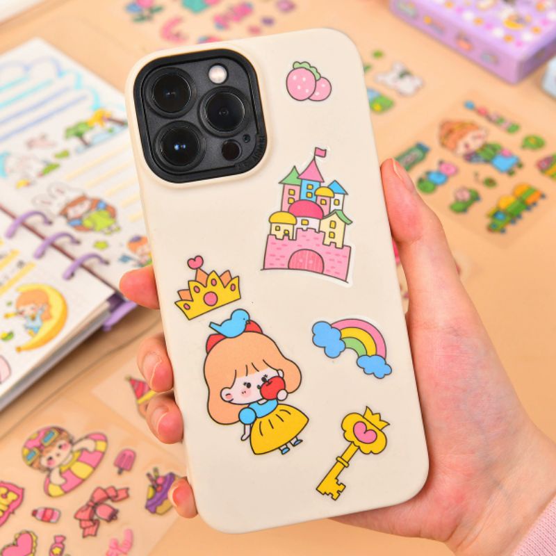 Set 10 tấm stickers trang trí giá rẻ