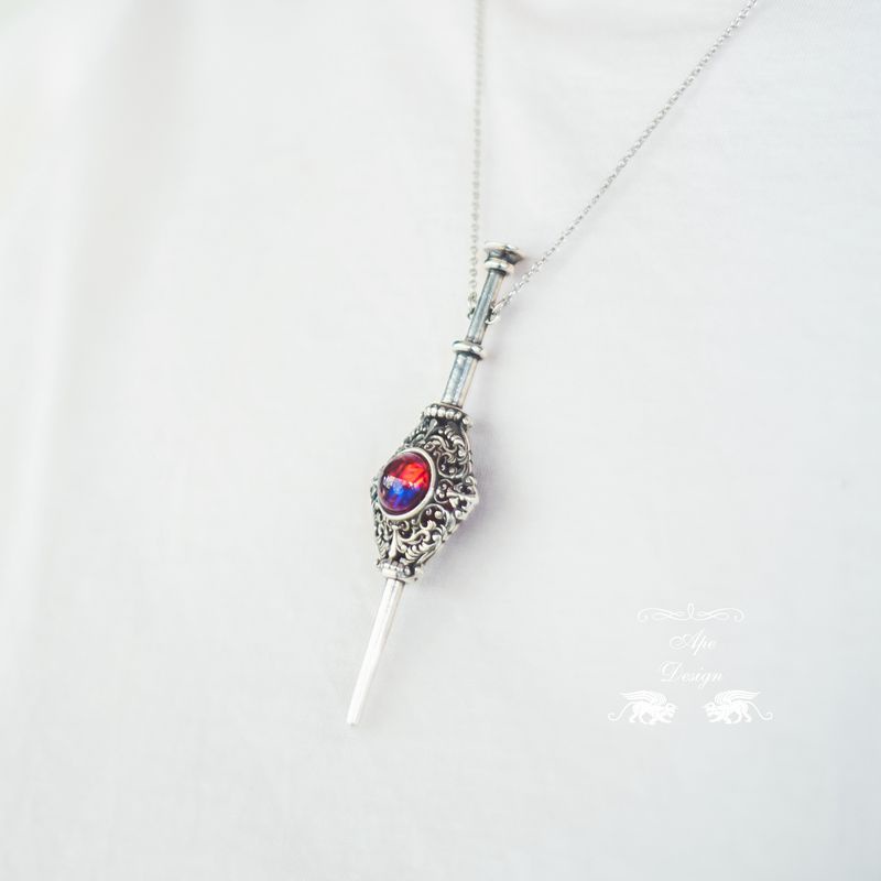 Vòng cổ Bạc 925 Mặt Rồng Thoáng Khí Trong Phim Fantastic Beasts Where Is The Blood Alliance