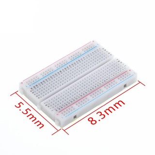 Breadboard MB-102 830 Lỗ 165x55x10mm (Board test, cắm linh kiện, bo test, bảng mạch thử nghiệm )